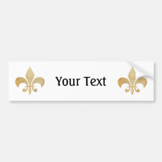 Autocollant De Voiture Fleur de Lis personnalisée