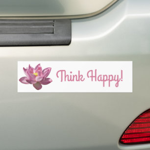Autocollant De Voiture Fleur de lotus rose IV