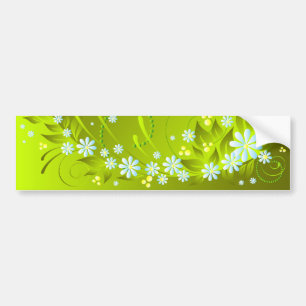 Autocollant De Voiture fleurs de printemps