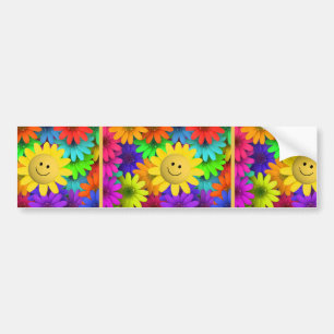 Autocollant De Voiture floral de plur