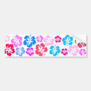 Autocollant De Voiture Floral und pink