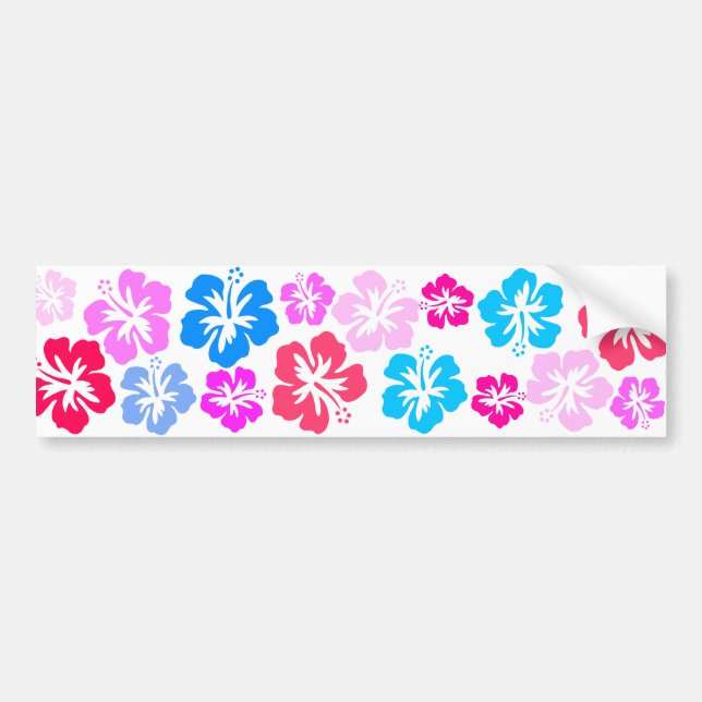 Autocollant De Voiture Floral und rose (Devant)