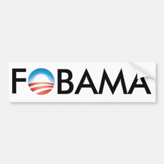 AUTOCOLLANT DE VOITURE FOBAMA
