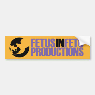 Autocollant De Voiture Foetus dans l'adhésif pour pare-chocs de