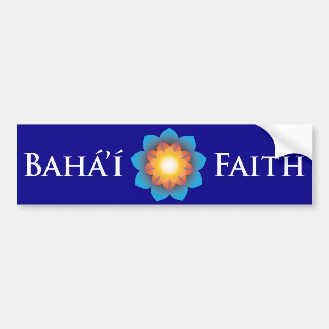 Autocollant De Voiture Foi de Bahá'í (Devant)