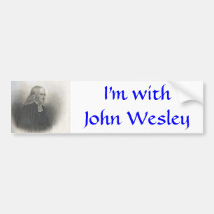 Autocollant De Voiture Fondateur de méthodiste de John Wesley
