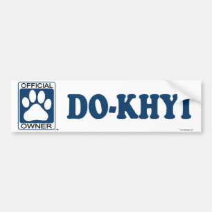 Autocollant De Voiture Font-Khyi le bleu