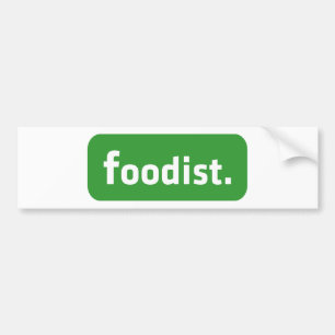 Autocollant De Voiture Foodiste.