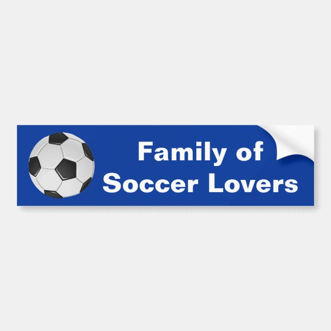 Autocollant De Voiture Football américain de soccer ou d'association (Devant)