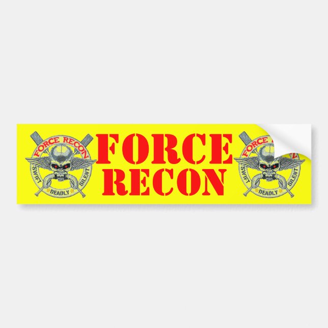 AUTOCOLLANT DE VOITURE FORCE RECONDITIONNÉE (Devant)