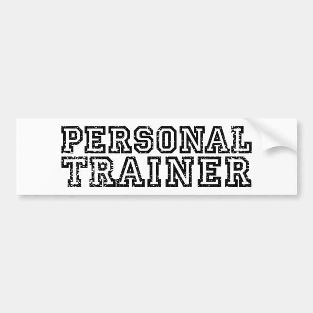 Autocollant De Voiture Formateur personnel (Devant)
