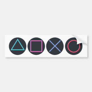 Autocollant De Voiture Formes de Gamer