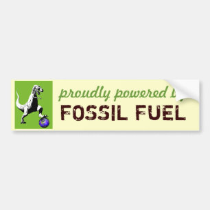 Autocollant De Voiture Fossile rempli de combustible