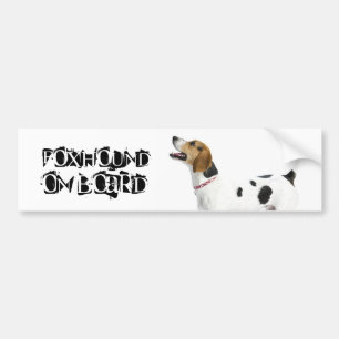 Autocollant De Voiture Fox-hound à bord