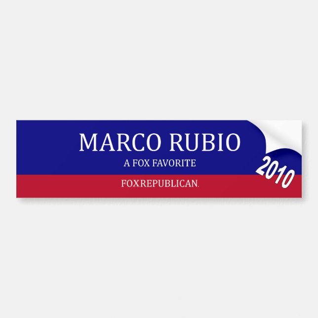 Autocollant De Voiture Foxrepublican Marco Rubio (Devant)