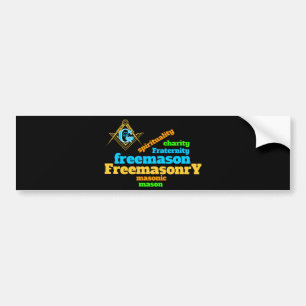 Autocollant De Voiture Franc-maçonnerie