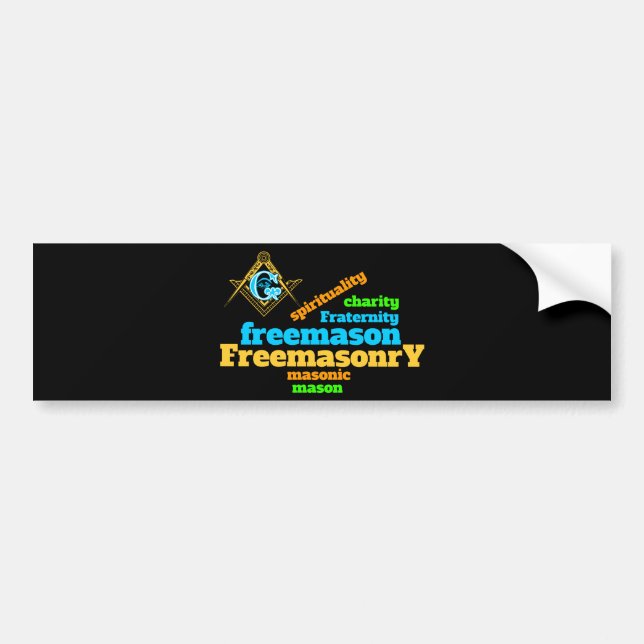 Autocollant De Voiture Franc-maçonnerie (Devant)