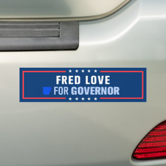 Autocollant De Voiture Fred Love pour le gouverneur de l'Arkansas