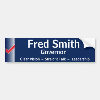 Autocollant De Voiture Fred Smith pour le gouverneur
