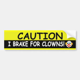 Autocollant De Voiture Frein pour des CLOWNS