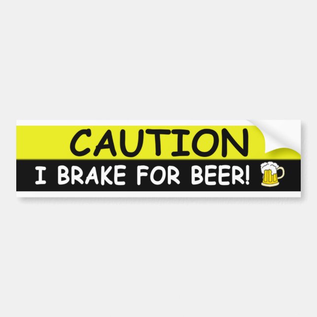 Autocollant De Voiture Frein pour la BIÈRE (Devant)