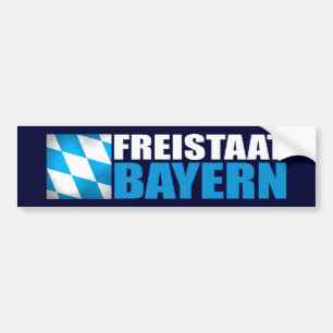 Autocollant De Voiture Freistaat Bavière