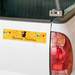 Autocollant De Voiture French:Bonne Soiree