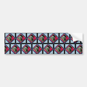 Autocollant De Voiture Frida Kahlo Retro Pink Denim