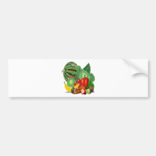 Autocollant De Voiture fruits vegetables artichoke banana