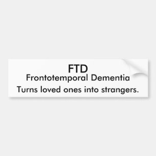 Autocollant De Voiture FTD transforme aimé en adhésif pour pare-chocs