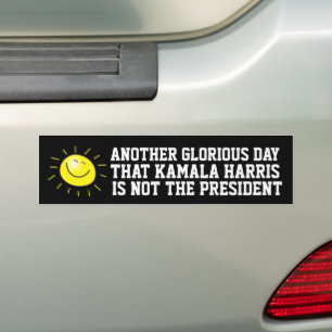 AUTOCOLLANT DE VOITURE FUNNY KAMALA HARRIS CONSERVATEUR MAGA