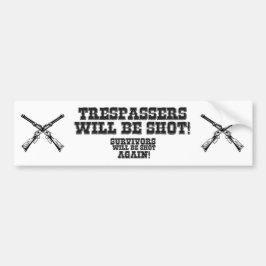 Autocollant De Voiture Funny Wild West Cowboy Dire Avertissement Humour