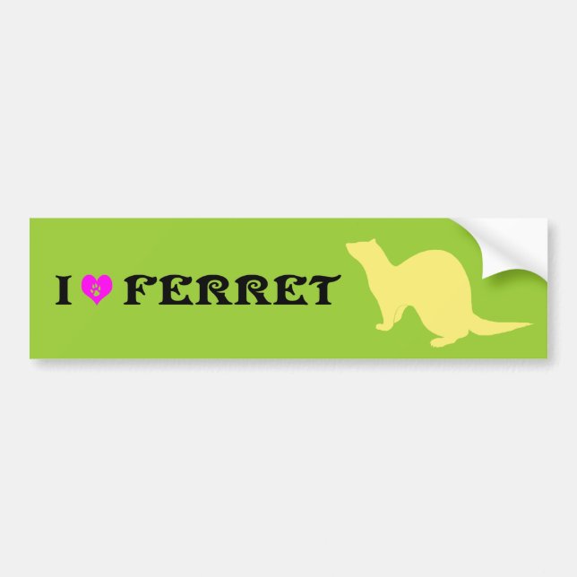 Autocollant De Voiture Furet (5) (Devant)
