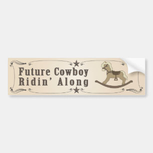 Autocollant De Voiture Futur cowboy