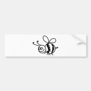 Autocollant De Voiture Gaffez l'abeille
