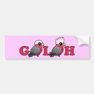 AUTOCOLLANT DE VOITURE GALAH