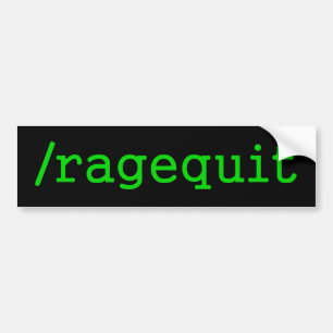 Autocollant De Voiture Gamer de Ragequit