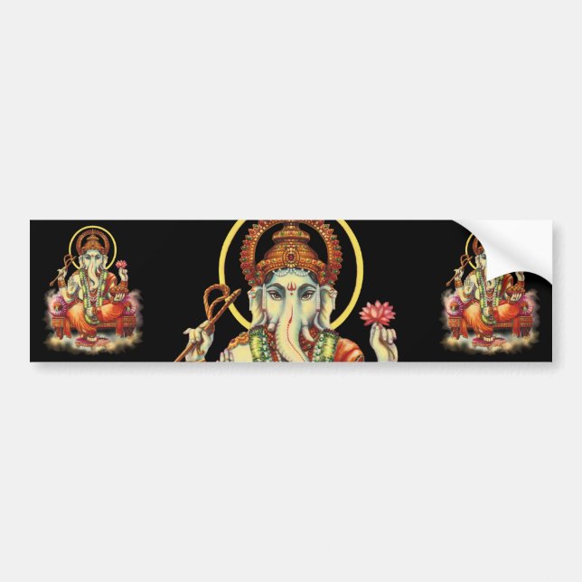 Autocollant De Voiture Ganesh (Devant)