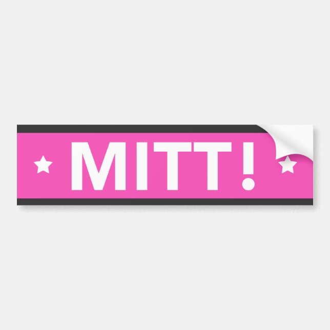 Autocollant De Voiture GANT de Romney Ryan ! Adhésif pour pare-chocs (Devant)