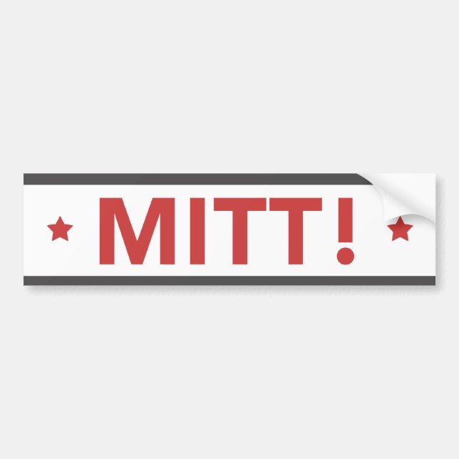 Autocollant De Voiture GANT de Romney Ryan ! Adhésif pour pare-chocs (Devant)
