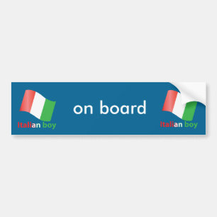 Autocollant De Voiture Garçon italien