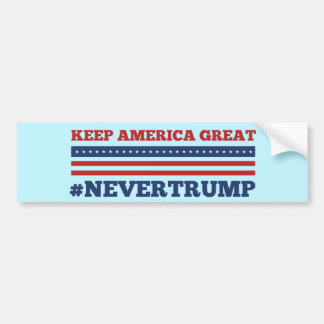 Autocollant De Voiture Gardez l'Amérique grande #NeverTrump