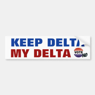 Autocollant De Voiture Gardez le delta mon delta
