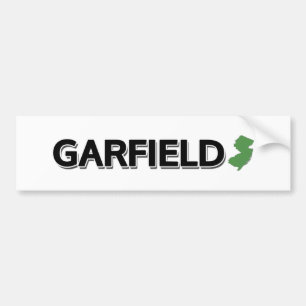 Autocollant De Voiture Garfield, New Jersey