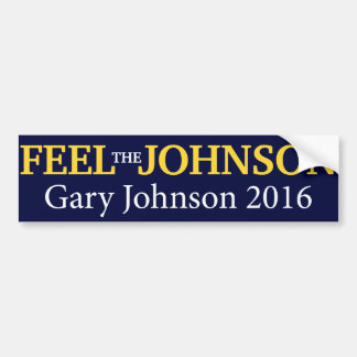 Autocollant De Voiture Gary Johnson - sentez l'adhésif pour pare-chocs de