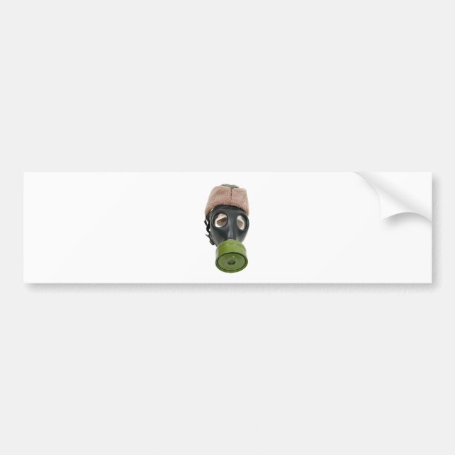 Autocollant De Voiture GasMaskMilitaryHata052409 (Devant)