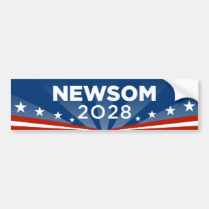 Autocollant De Voiture Gavin Newsom 2028