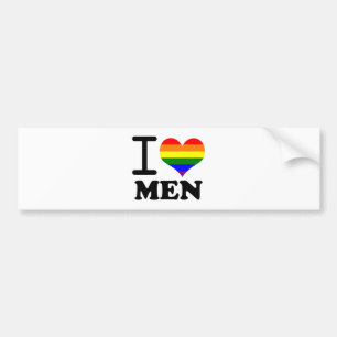 Autocollant De Voiture Gay pride - amour d'I mon compagnon