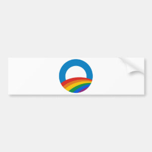 Autocollant De Voiture Gay pride Obama
