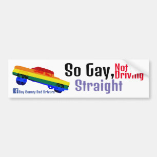 Autocollant De Voiture Gay Squatty